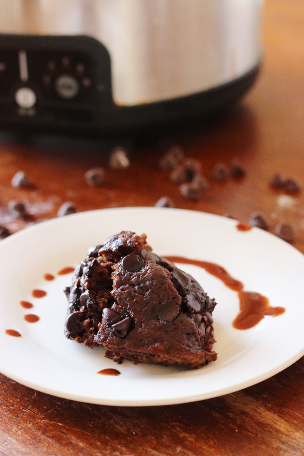 Slow Cooker Chocolate Fudge Cake The Happy Flammily