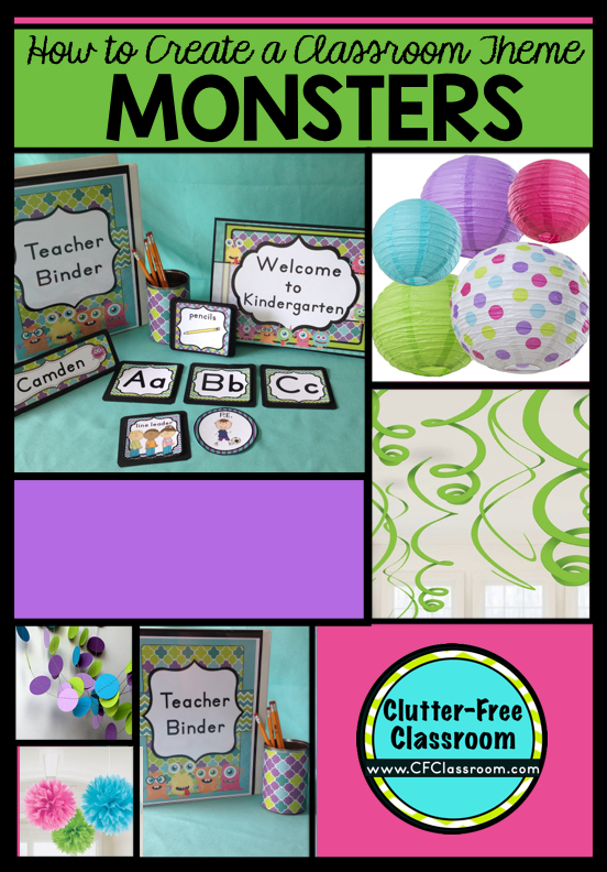 Monsters Themed Classroom Ideas Printable Classroom