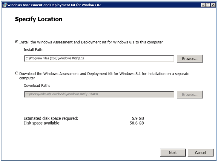 Venu Singireddy's blog Installing Windows ADK 8.1 step by step guide