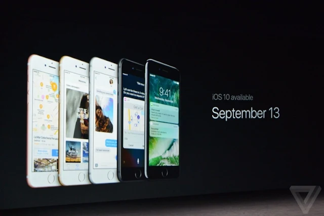 إطلاق إصدار iOS 10 للآيفون والآيباد والآيبود رسميا يوم 13 سبتمبر