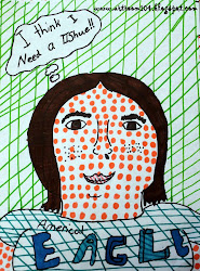 pop lichtenstein portraits self grade 4th draw drawing portrait roy pencil value lesson