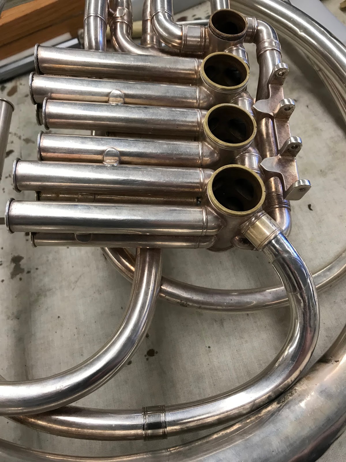 Band Instrument Repair and Wood Working Projects Conn French Horn Bell