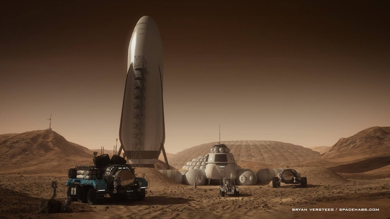 Powerful rocket missions to Mars in 30 days one way and fast mission to