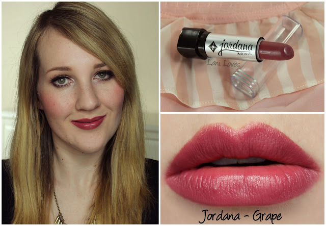 Jordana Grape lipstick swatch