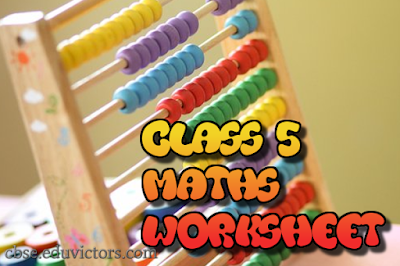 CBSE Papers, Questions, Answers, MCQ: CBSE Class 5 - Maths