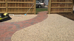 pebbles pool gravel lok around area pavers whitehall pools paver backyard walkway patio rockledge