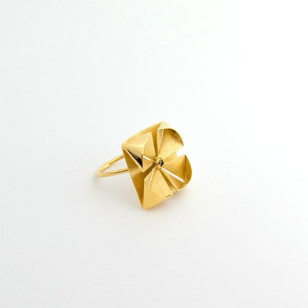 Modern 2 in 1 Origami Earrings from Mayumi Origami