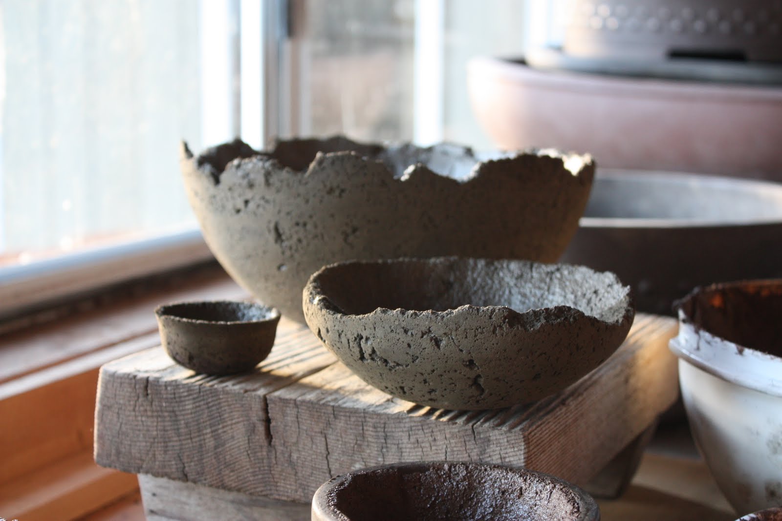 Woodland Bonsai  Concrete Resin Pots 