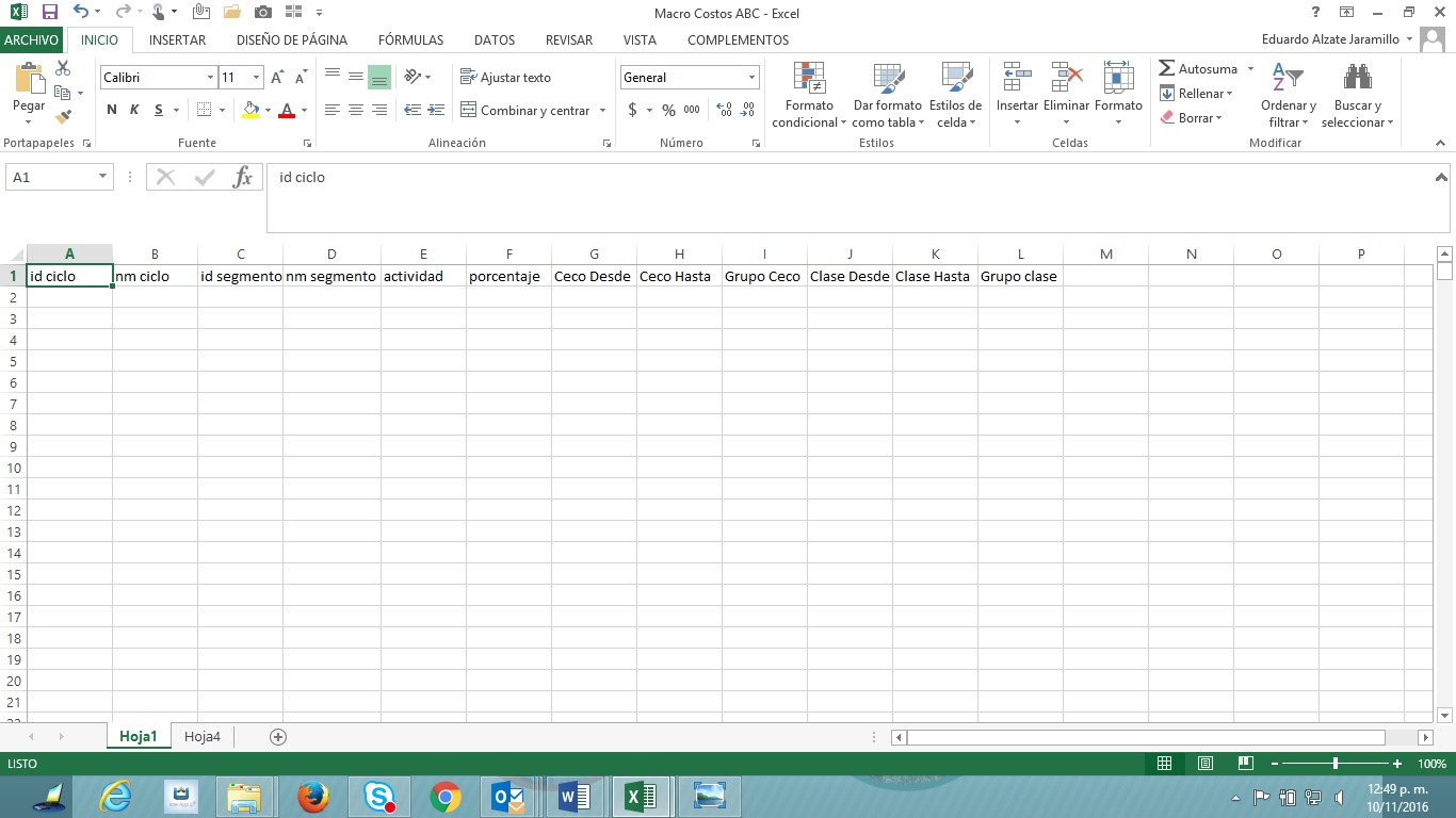 formato pyg excel