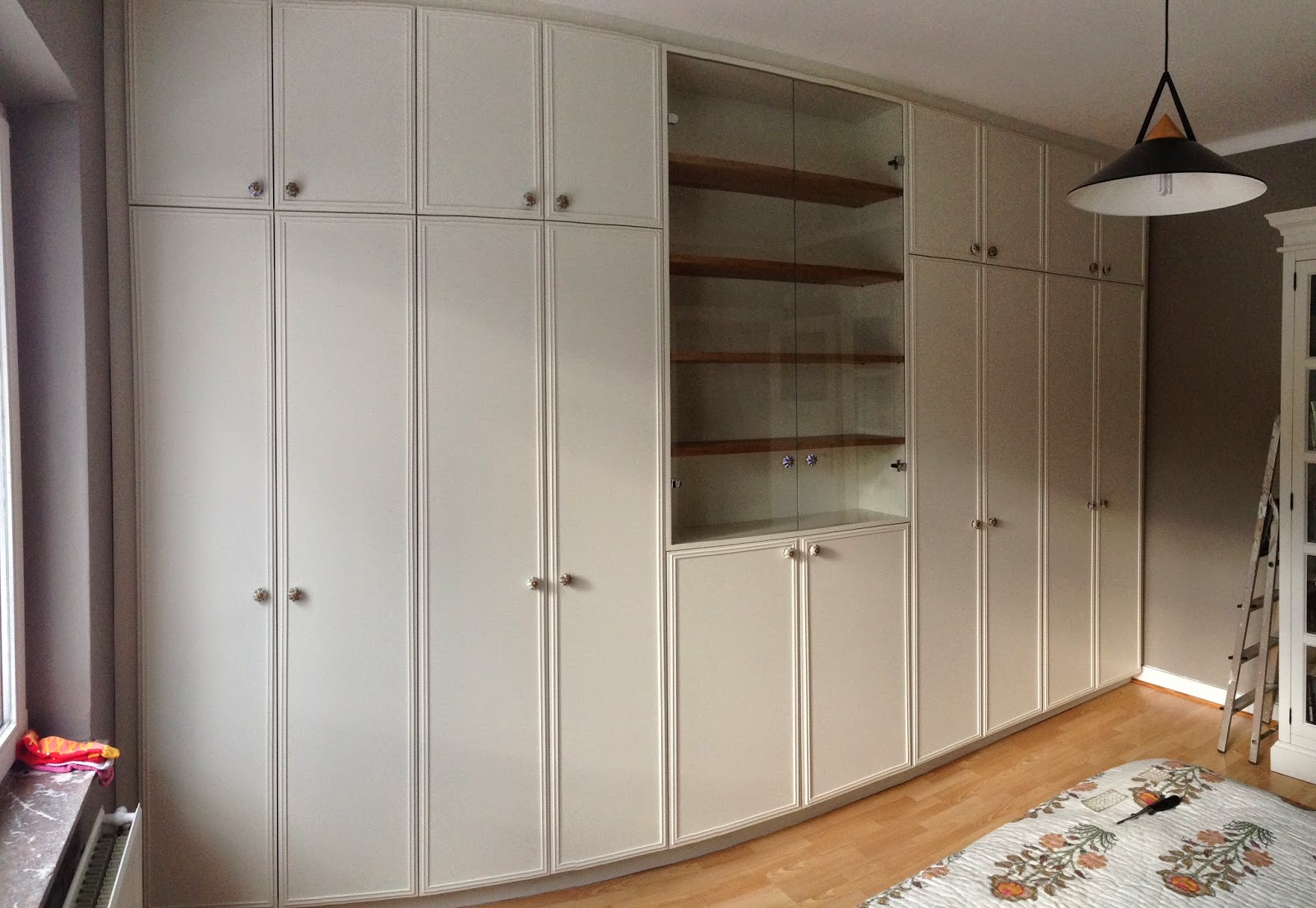 LJ Woodworks Placard/Dressing en mélaminé chêne clair