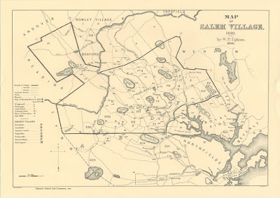 Salem Village Map, 1692 Climbing My Family Tree: Salem Village Map, 1692