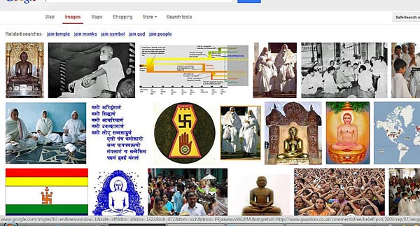 google search results for Jains