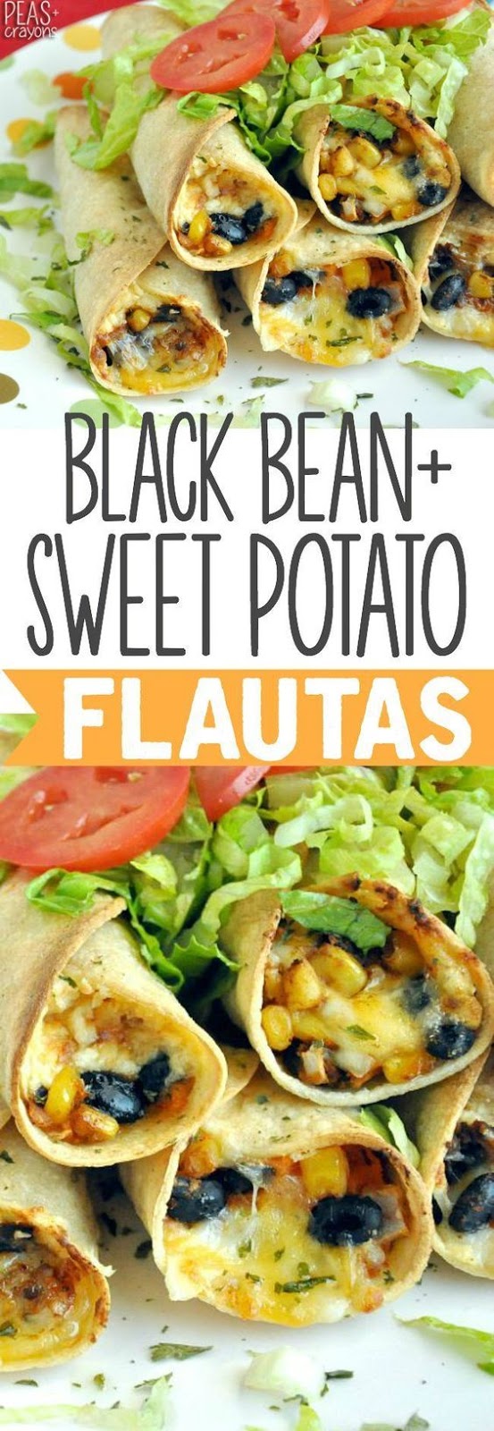 BAKED BLACK BEAN AND SWEET POTATO FLAUTAS #blackbean #sweetpotato #potato #flautas #vegan #veggies #veganrecipes BAKED BLACK BEAN AND SWEET POTATO FLAUTAS #blackbean #sweetpotato #potato #flautas #vegan #veggies #veganrecipes