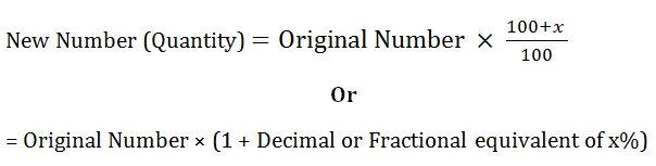 Percentage Change and New Number