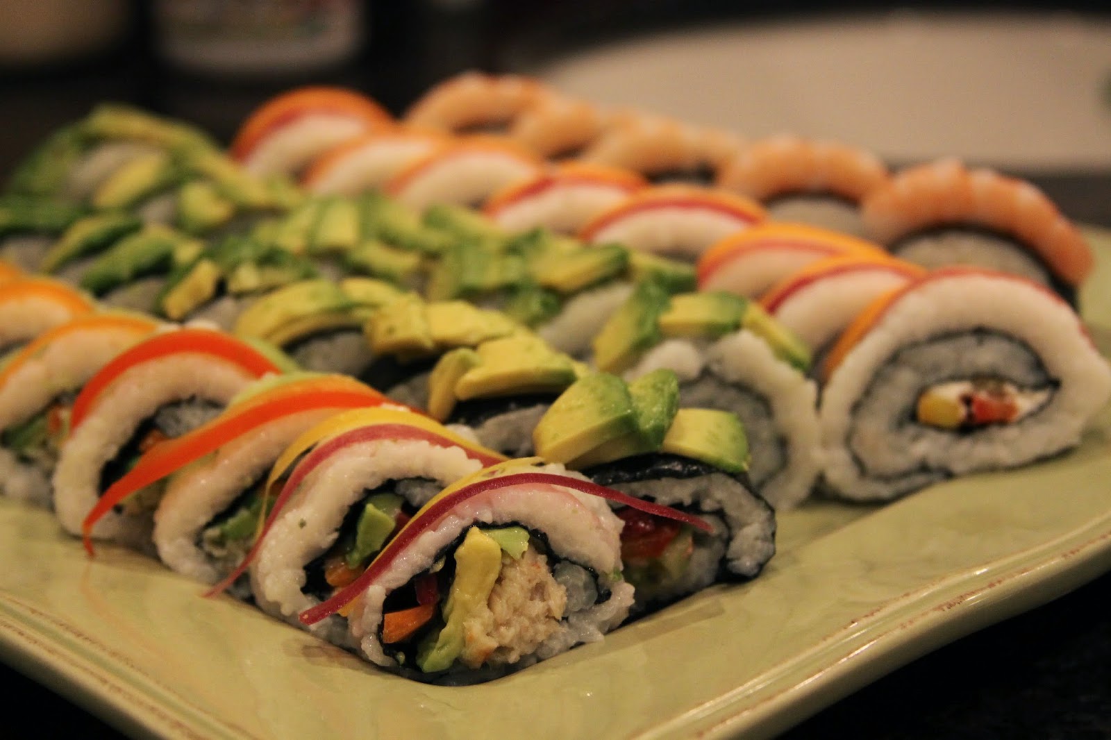 That harpist can cook! Safe Sushi! (no raw fish) Plus a recipe for