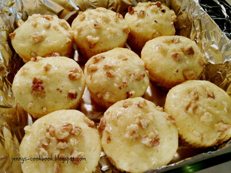 Yazdi Cupcakes with Honey Rosewater Syrup
