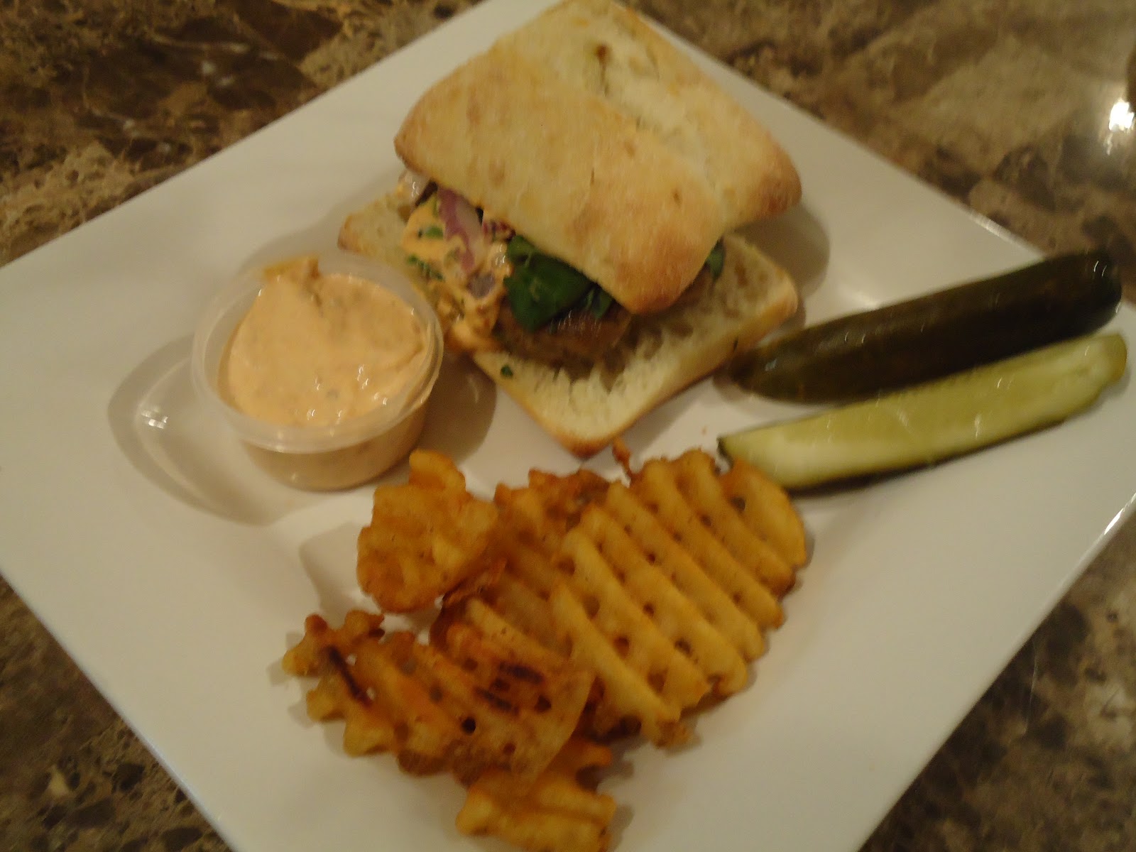 Food 101 Raf's Spicy Sofrito Turkey Burger