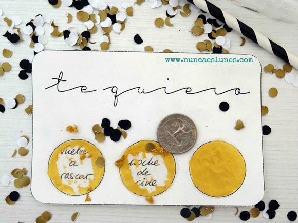 tarjeta san valentin rasca