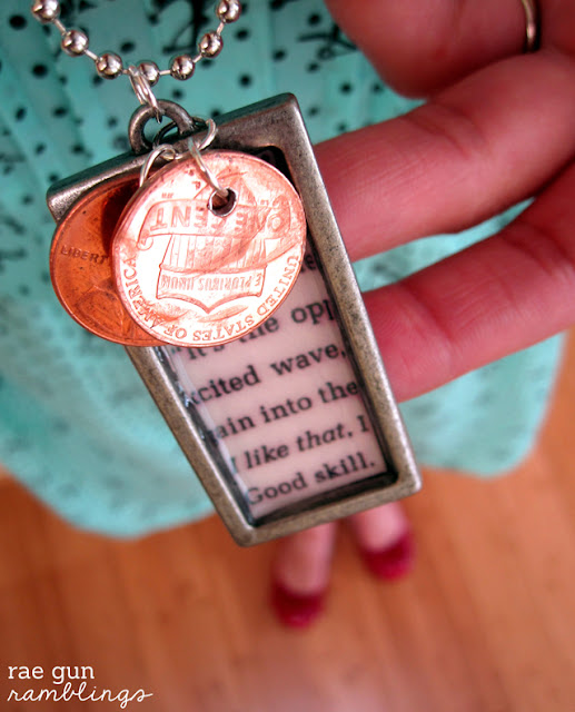 Penny Necklace Tutorial such a cute idea would make great mother's gifts using pennies from kiddos birthyears