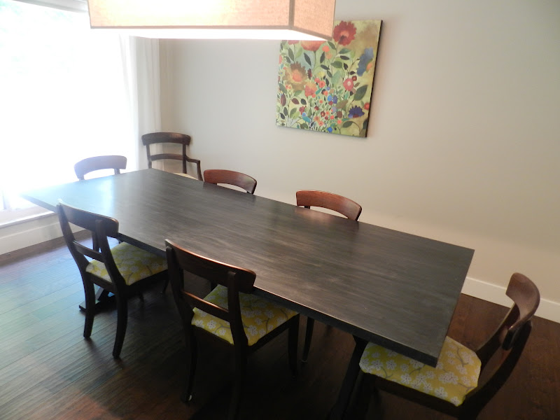 JULIE PETERSON Simple Redesign MY FAUX ZINC TABLE TOP AND