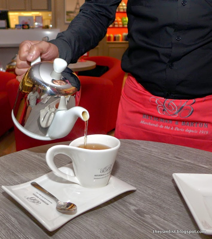 Attentive Staff Pouring Our First Pot of Tea Betjeman and Barton, French Tea House, 1 Utama
