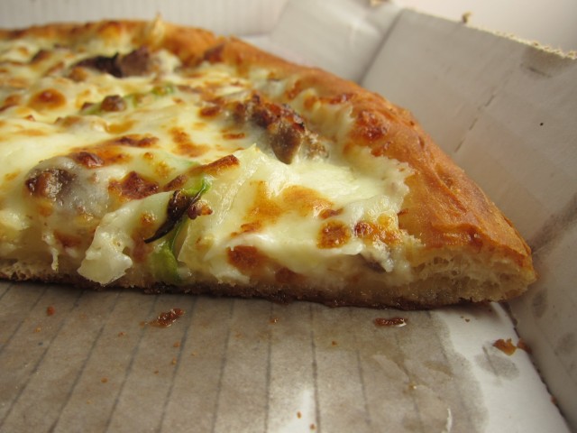 Review Papa John S Philly Cheesesteak Pizza Brand Eating