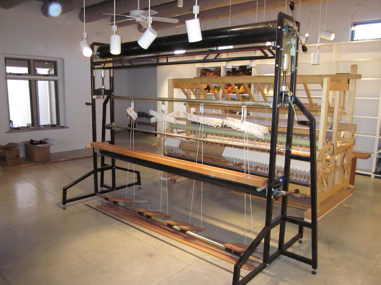 Rebecca Mezoff, Tapestry Artist Shannock Tapestry Loom of James