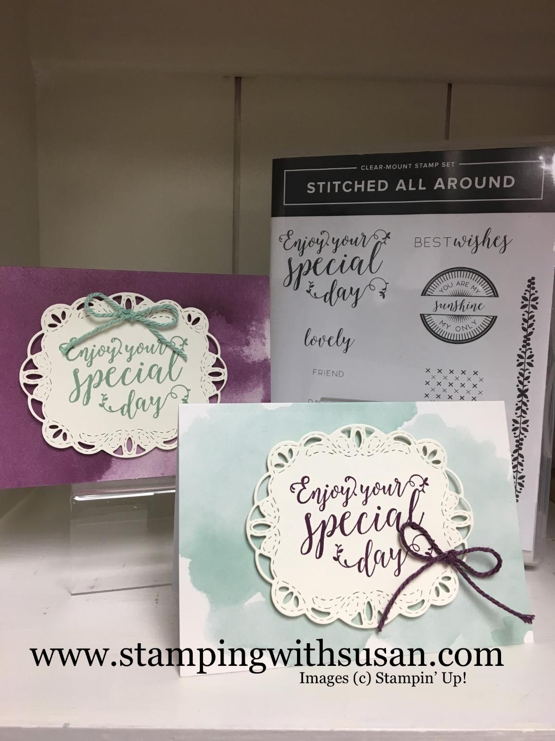 Stamping With Susan Stampin' Up! Delightfully Detailed Note Cards