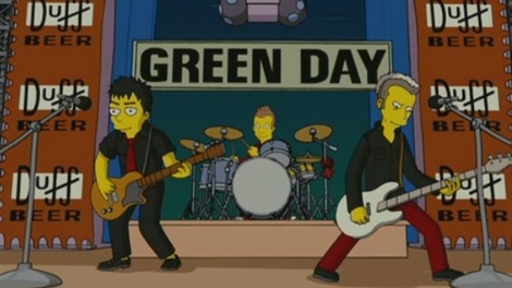 Green Day The Simpsons Movie 2007 animatedfilmreviews.filminspector.com
