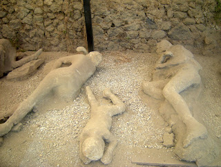 Fiorelli's techniques enabled models of the victims of the  eruption to be created exactly as they were buried