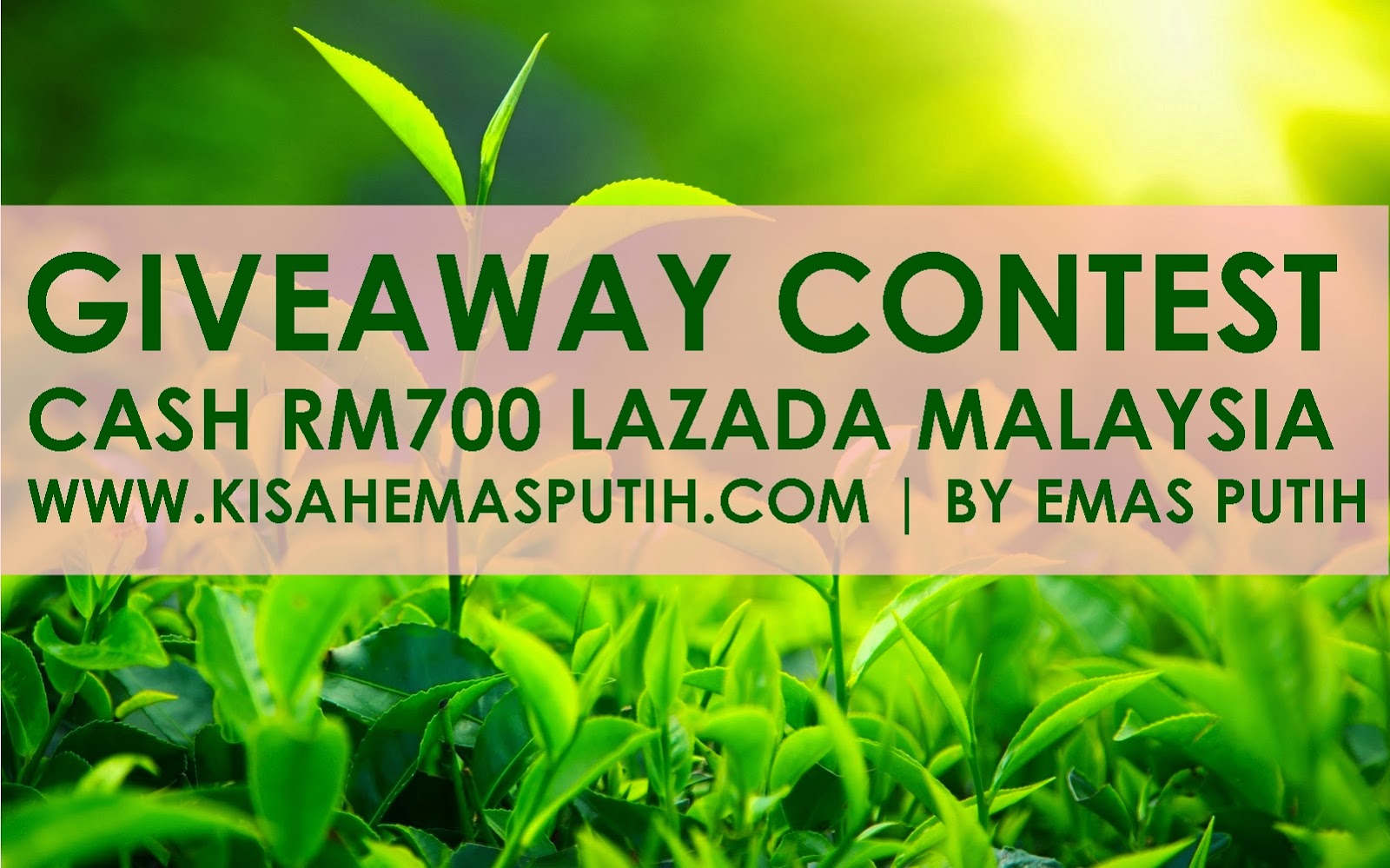 Giveaway Contest RM700 Jualan Hebat Lazada Malaysia 11/11 by Emas Putih 