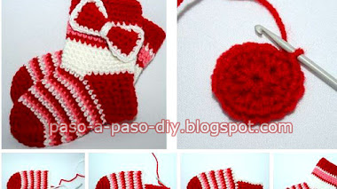 Cómo tejer calcetines al crochet / DIY ~ Explicación en Español