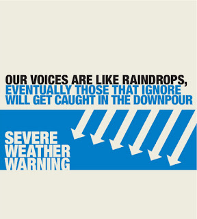 Voices like rain - create a downpour