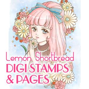 Lemon Shortbread Digi Stamps