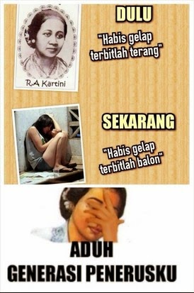Gambar DP BBM Meme Kartini Lucu 2016 Gambar DP BBM Hari Kartini, Meme Kartini Lucu 2016