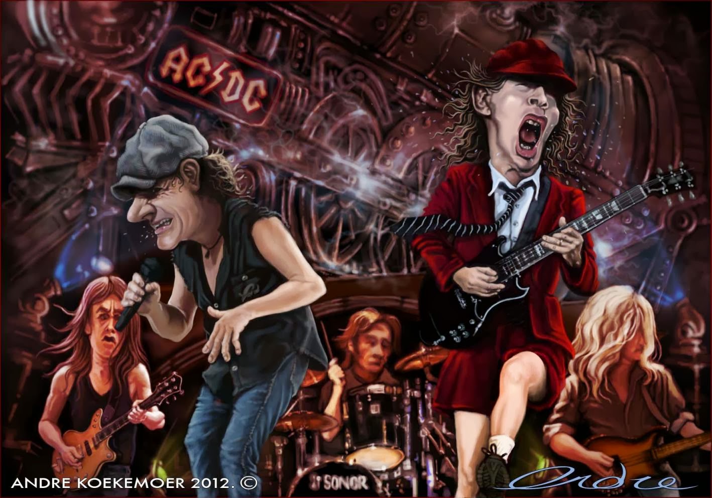 Deu branco: AC / DC