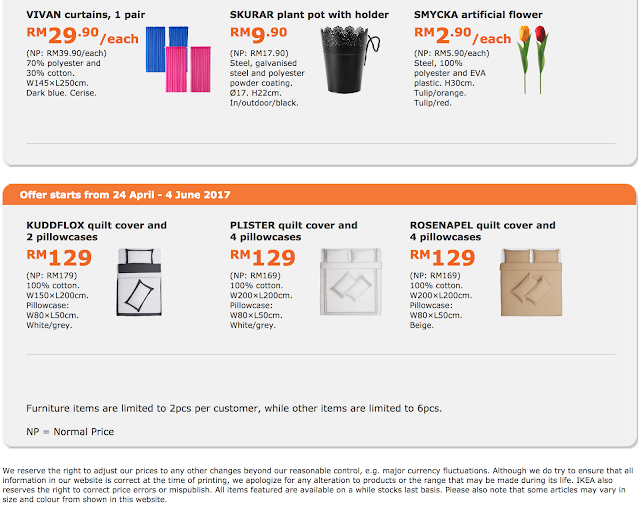 Malaysia IKEA FAMILY Card Member Special Product Offers Discount Promotion