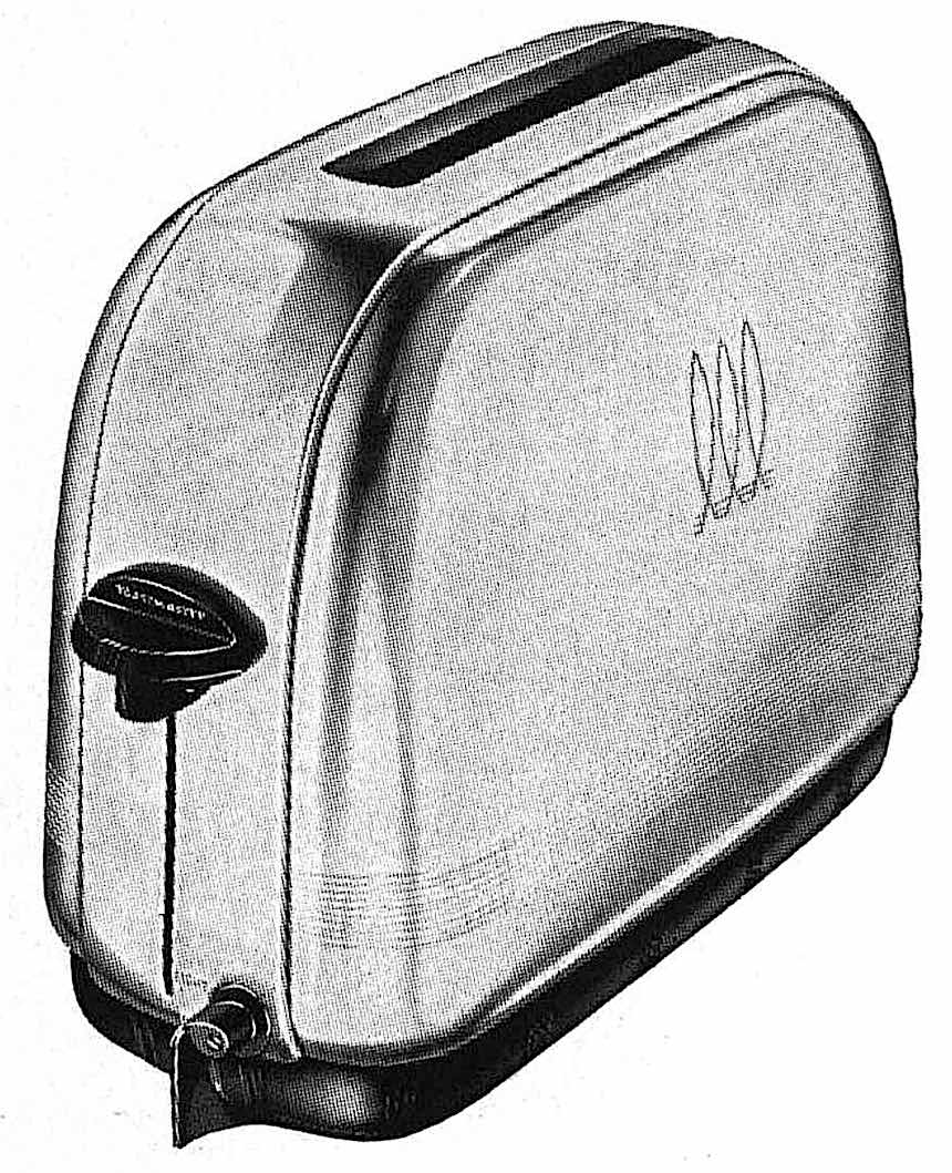 1942 single slice toaster a 1942 single slice toaster, large illustration