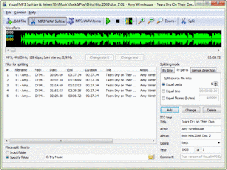 Visual MP3 Splitter & Joiner Portable