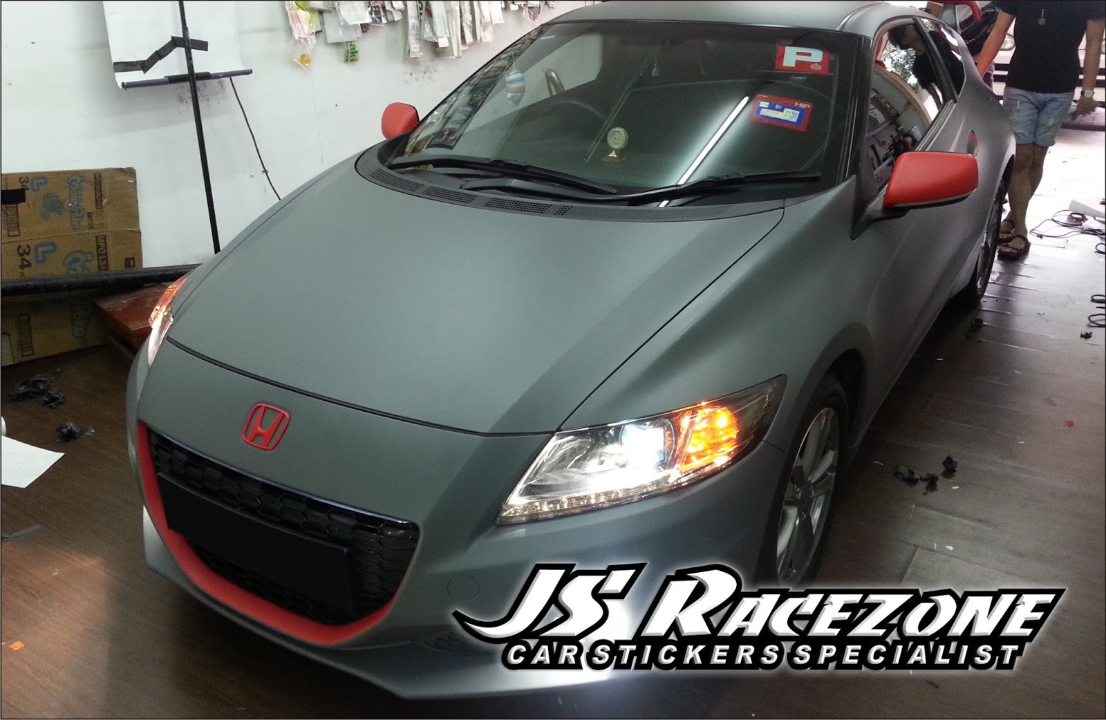 JSR Vehicle Wrap Honda CRZ ‪‎vinylwrap‬ ‪‎oracal‬ ‪‎sticker