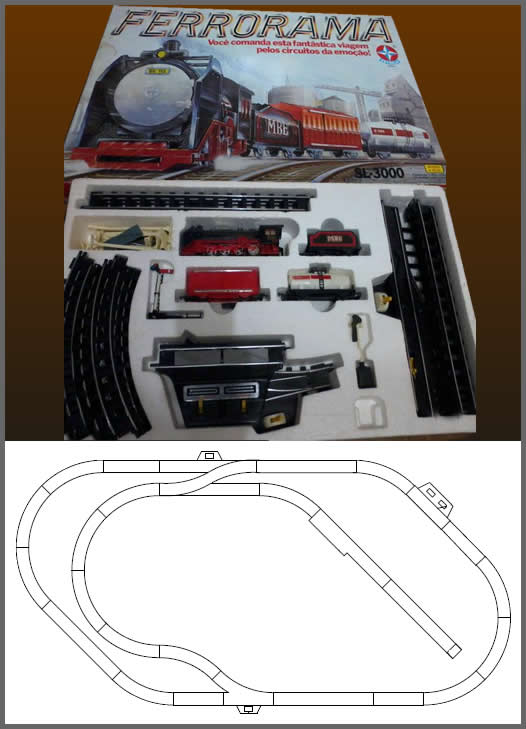 Brinquedo - Ferrorama - O Primeiro trem elétrico automá