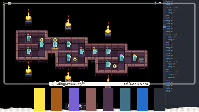 Indie Game Lover Selfless Heroes Palette