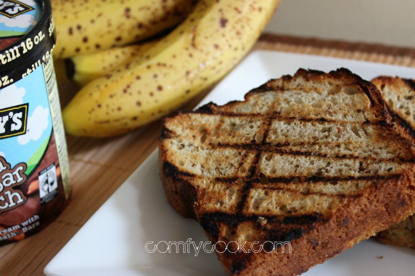Comfy Cuisine Home Recipes from Family & Friends Grilled Banana Bread