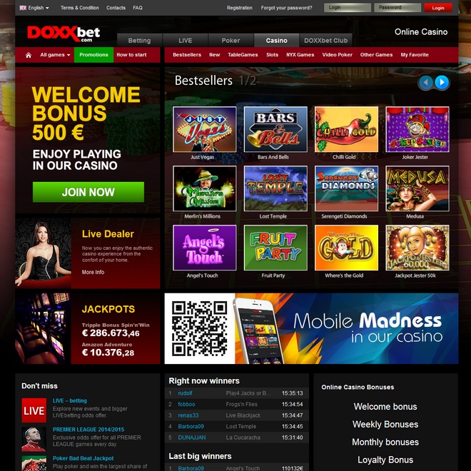 Doxxbet Screenshot Doxxbet Screen