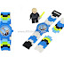 LEGO Kids' Star Wars Luke Skywalker Plastic Watch with Link Bracelet and Figurine