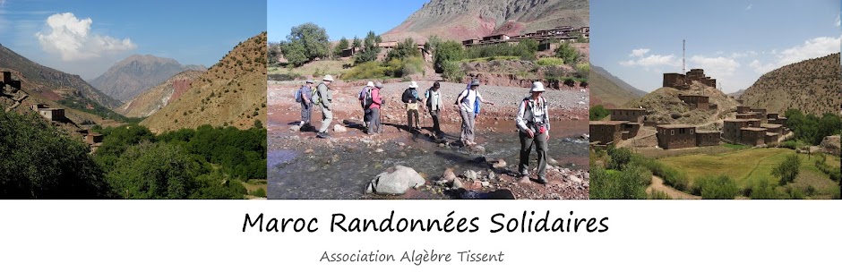 Maroc randonnées solidaires Tissent