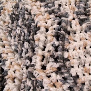 rhombus (diamond) crochet afghan with free pattern