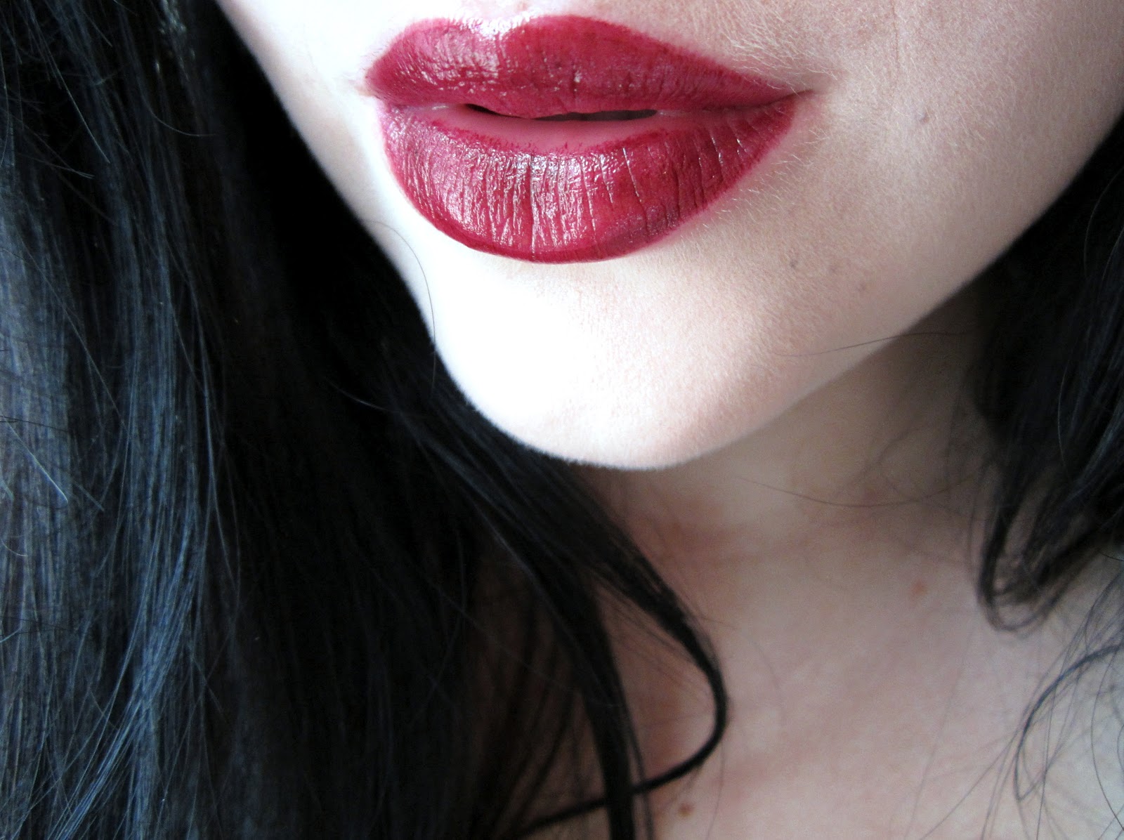 Eating Lipstick: Revlon Black Cherry Super Lustrous Lipstick