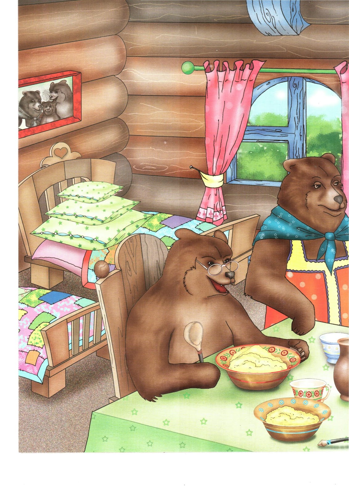 Том три медведя. Игра три медведя. Игра лото три медведя. Иллюстрации к сказке три медведя. Три медведя сказки.