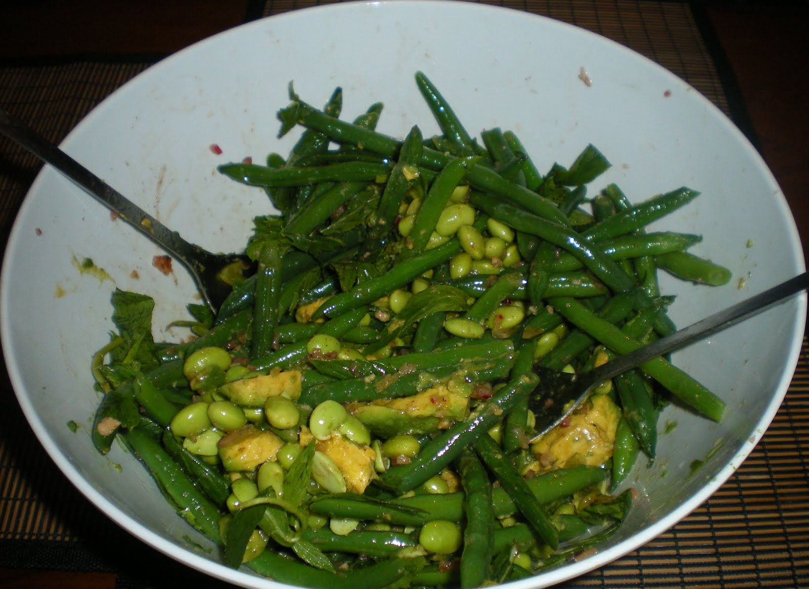 Cate Can Cook, So Can You!! Green Bean, Edamame and Avocado Salad and Brazilian Cheese Bread